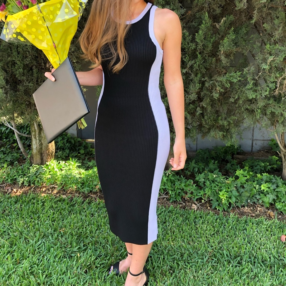 Michael Kors Midi Body Con Dress
